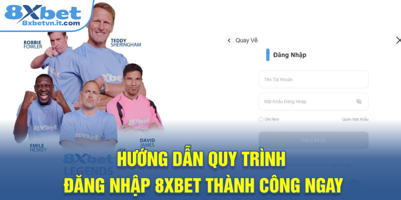 Hướng dẫn quy trình đăng nhập 8XBET thành công ngay